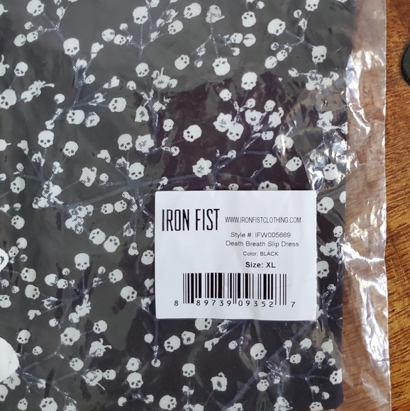 ☠ Iron Fist Death Breath Slip Dress ☠ - Picture 12 of 16